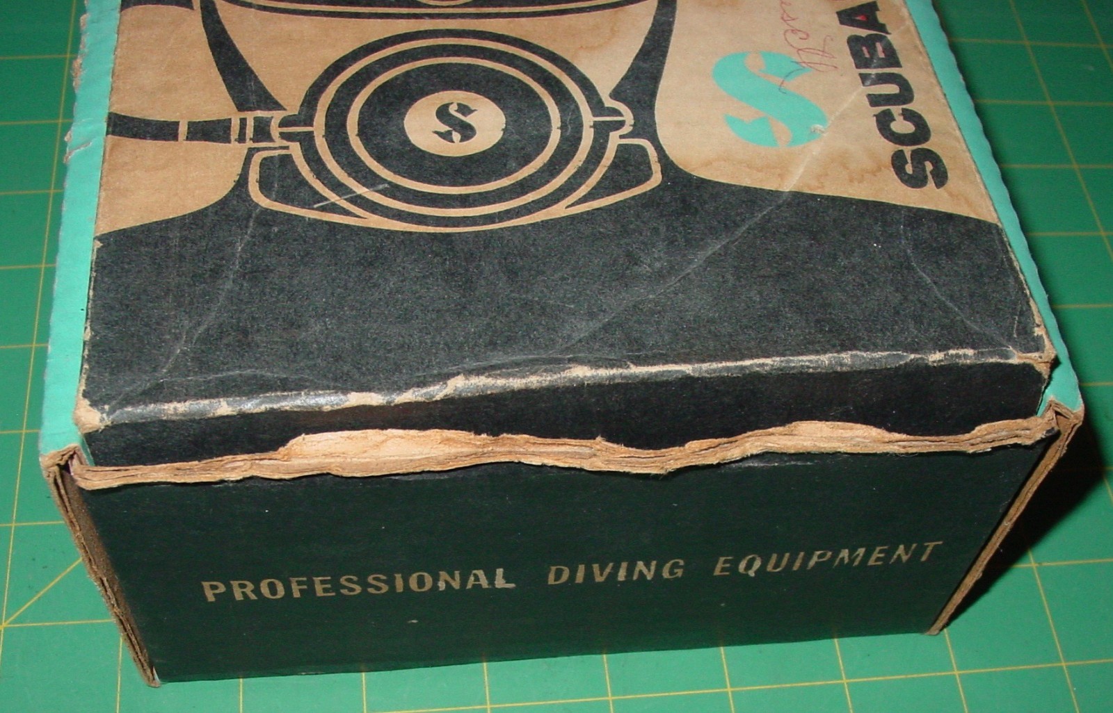 VINTAGE SCUBAPRO BOX CHROME TEMPERED GLASS MARIN DIVING MASK SWIMMING PARTS LOT