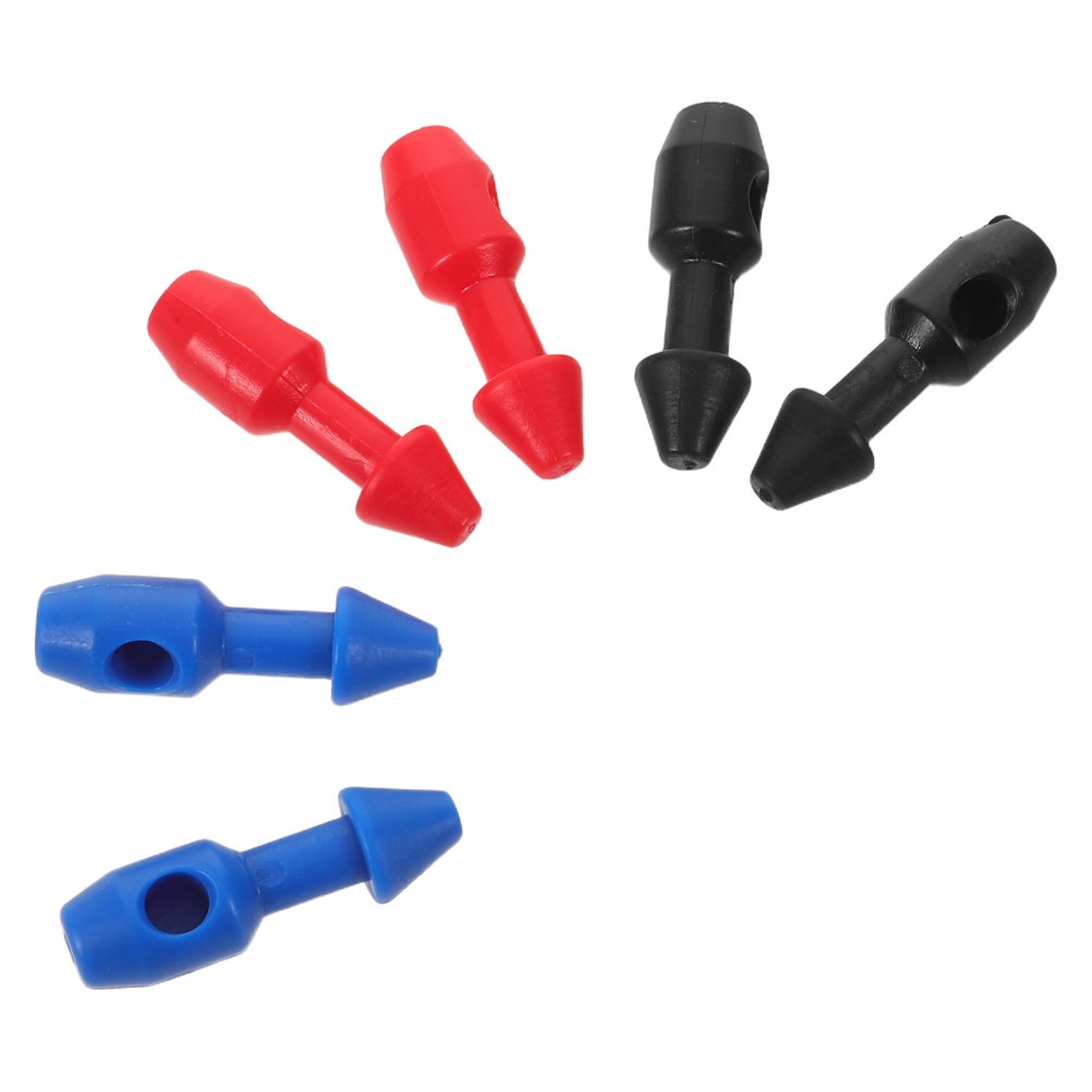 6Pcs Durable Plastic Spearfishing Band Retainers for Rubber Tubes Fishing Gear
