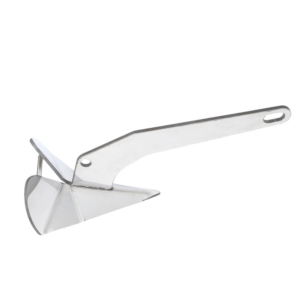 Upgraded Boat Anchor, 316 Stainless Steel Delta-Style Anchor, Heavy Duty Tria…