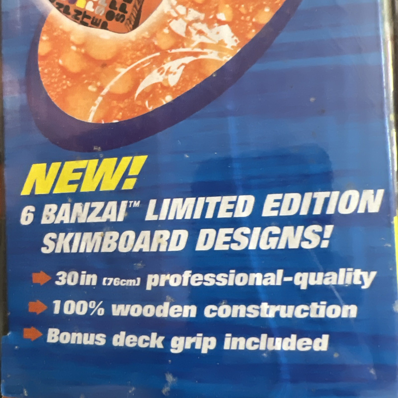 Banzai SkimBoard Surfer Pro Series. Skimboard With 26 Ft Long Surfing Slide .