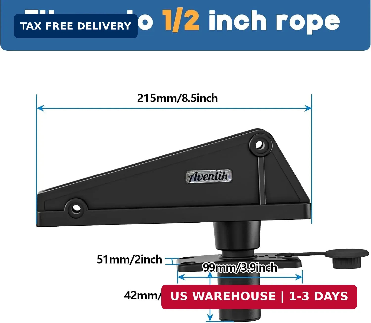 Kayak Anchor Lock System Durable Easy-to-Use Anchor Lock for Small Boats and Kay