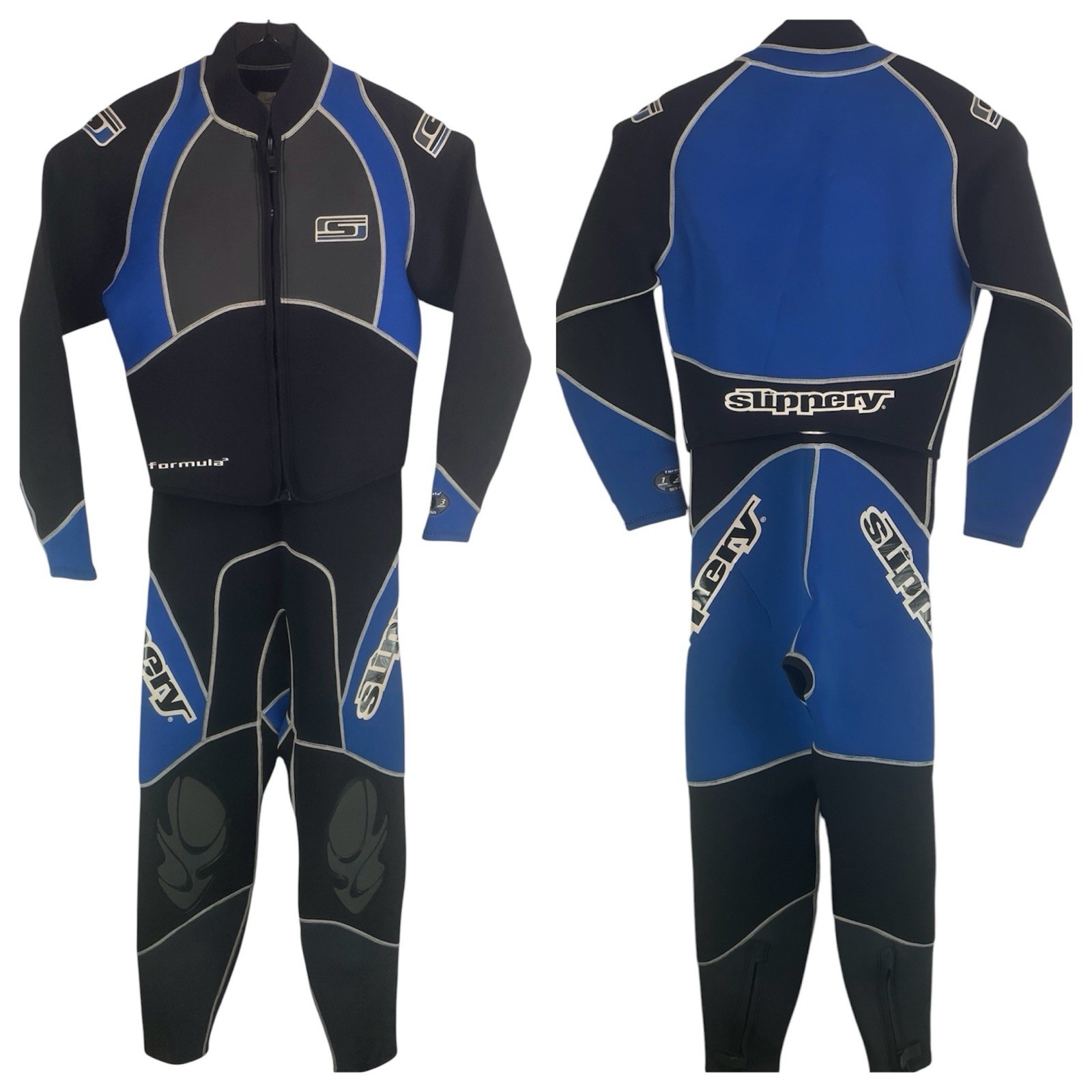 Slippery When Wet Formula 3 Wetsuit 2 Pc Womens Medium Scuba Diving Multidensity