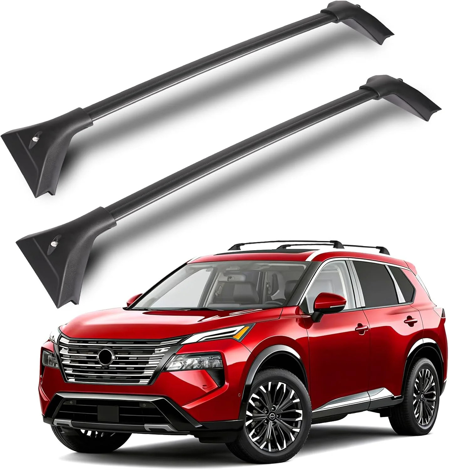 300Lbs Roof Rack Cross Bars Fit for 2021-2026 Nissan Rogue SV/SL/Platinum with F