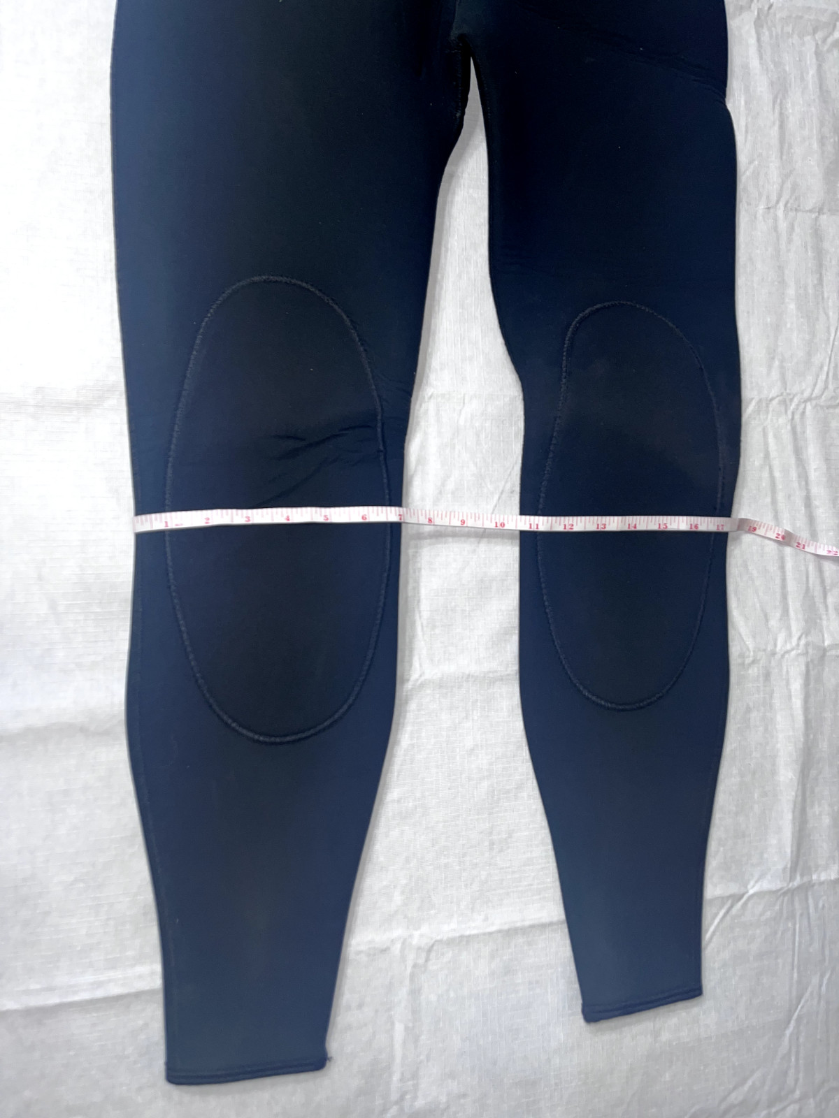 Black Overalls 1 Piece Wetsuit w/Hook & Loop Shoulder Straps & Padded Knees