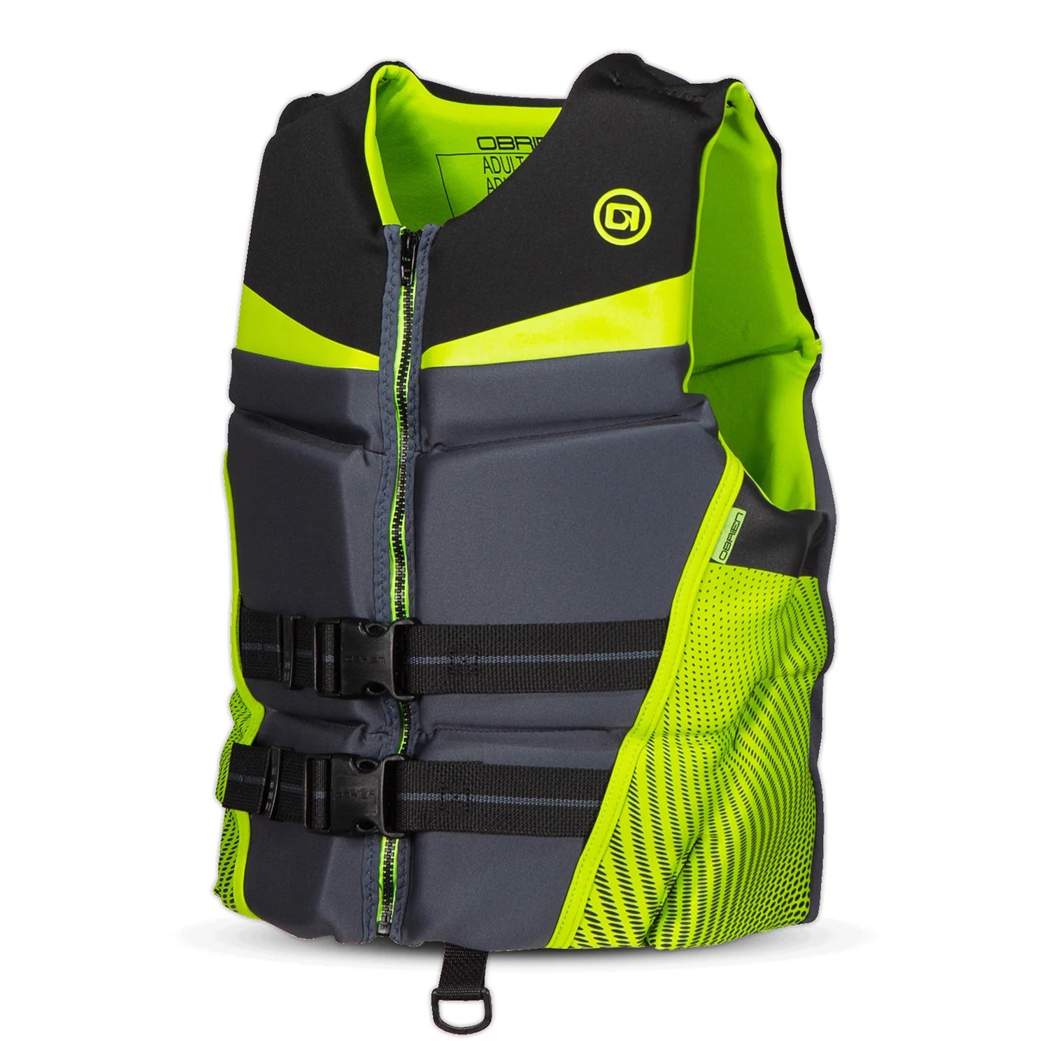 O’Brien Flex V-Back Neoprene Vest – Men’s – 2026 – XX-Large / Black/Green