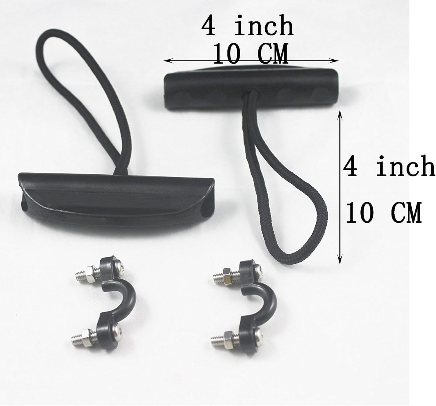 Lot 2 Kayak Carry Handle Pull Handle T-Handle with Cord and Pad Eyes