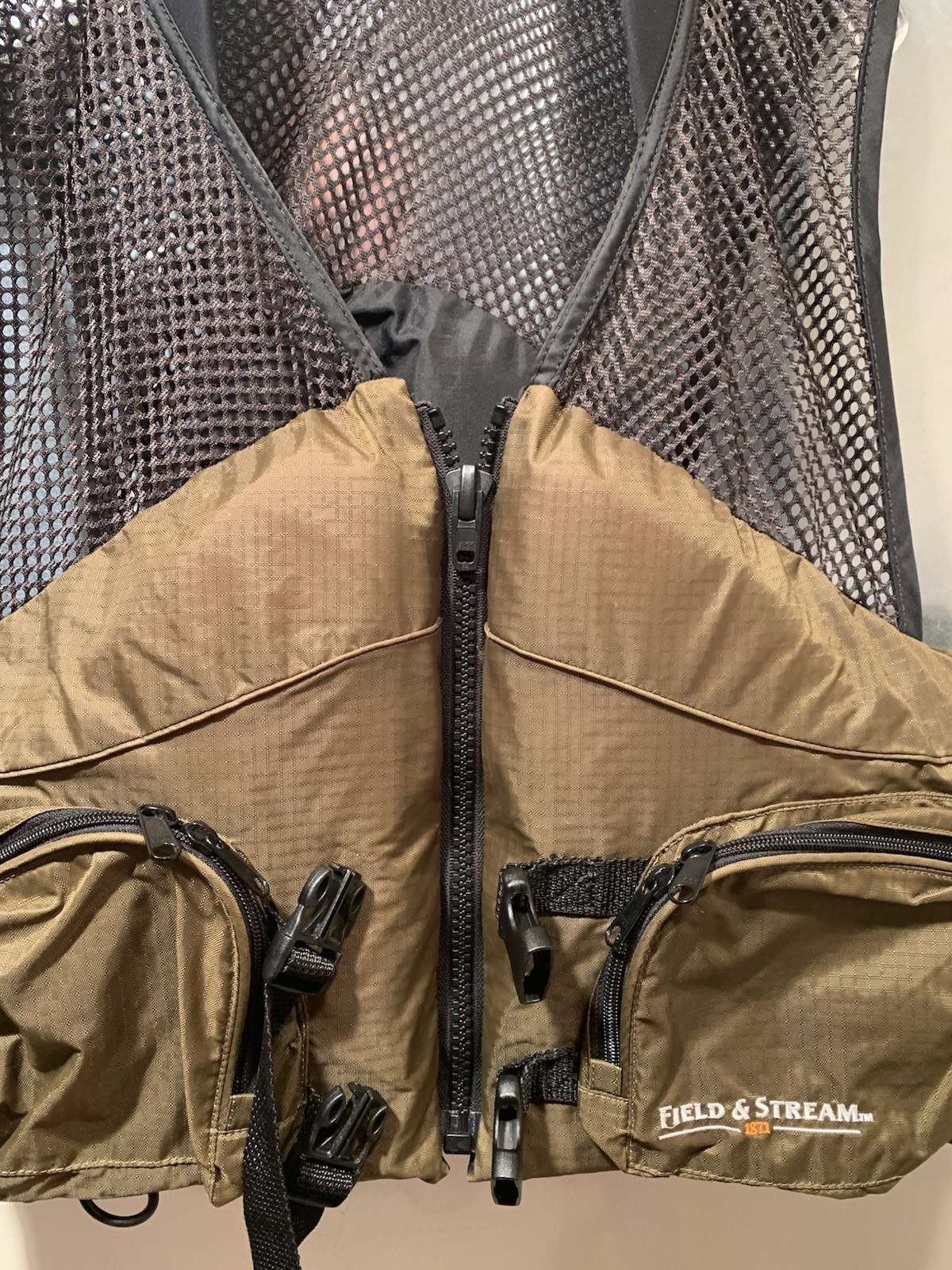 Fishing Kayaking Vest Jacket Flotation Aid Type III PFD 90Lb+ XL Field & Stream