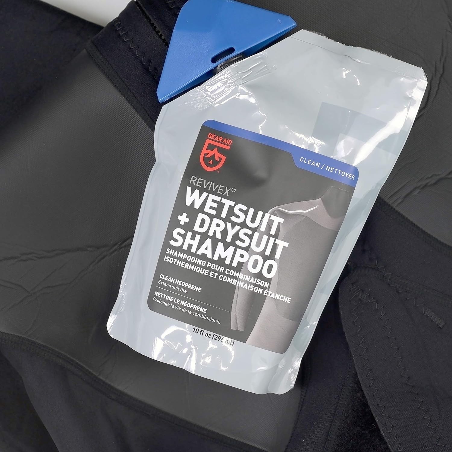 Wetsuit & Drysuit Cleaner – 10 Fl Oz Concentrated Shampoo for Fresh Gear