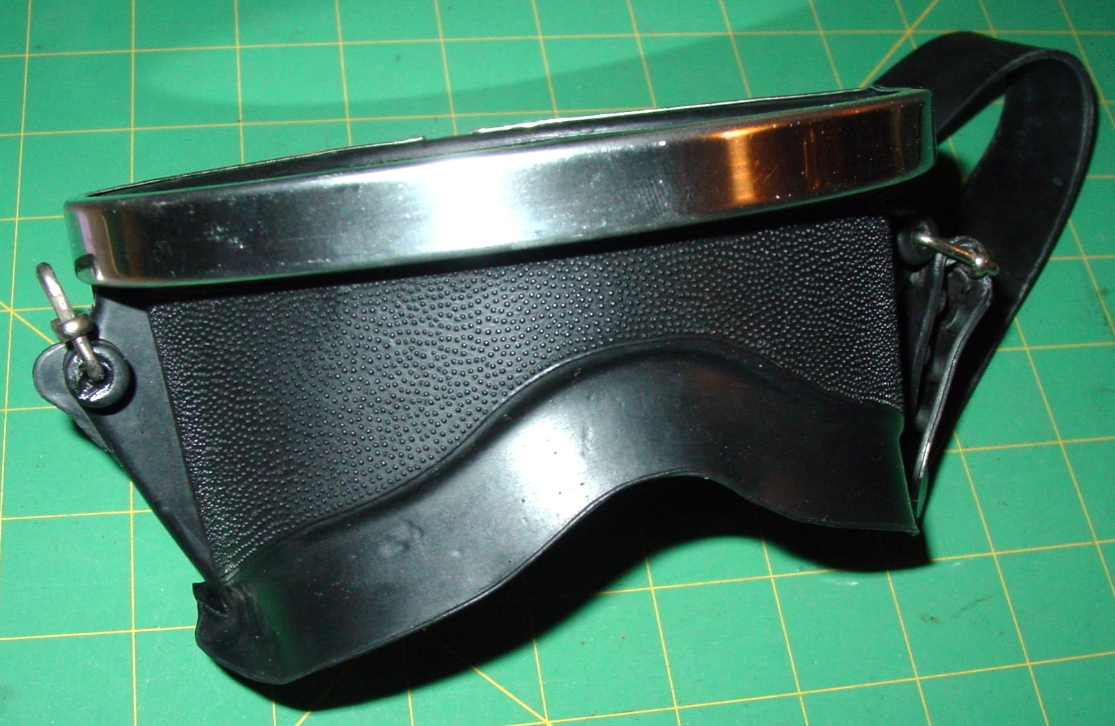 VINTAGE SCUBAPRO BOX CHROME TEMPERED GLASS MARIN DIVING MASK SWIMMING PARTS LOT