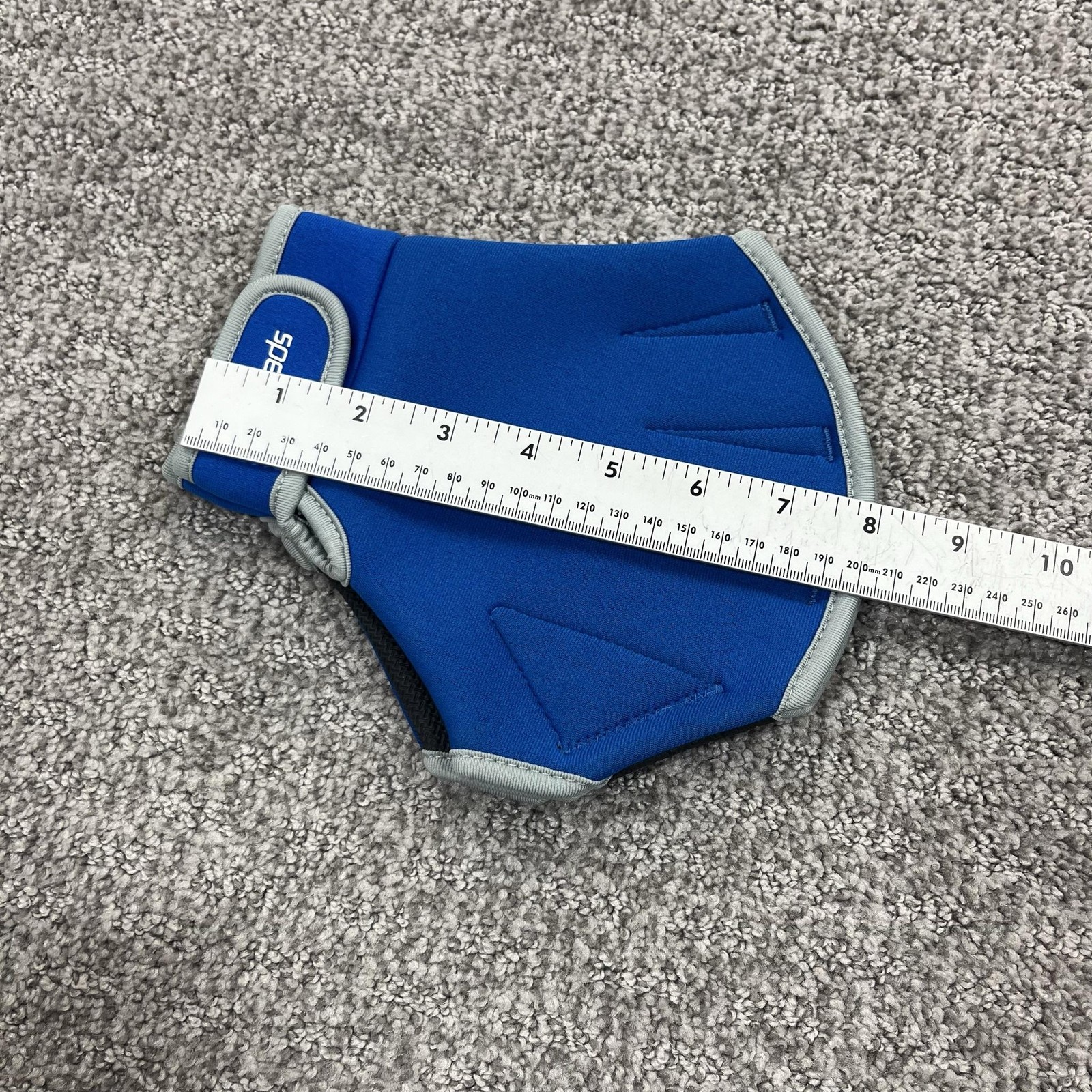 Speedo Aqua Fitness Gloves Blue Gray Water Exercise Swim Training Pair