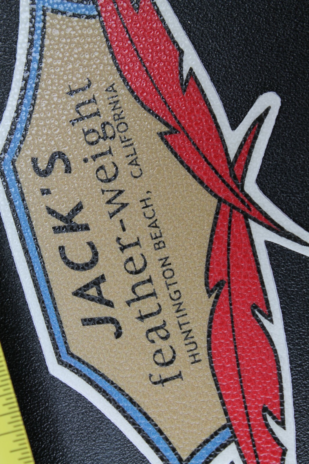 Jack’s Feather Weight Lightweight Longboard Surfboard V20a Retro Surfing STICKER