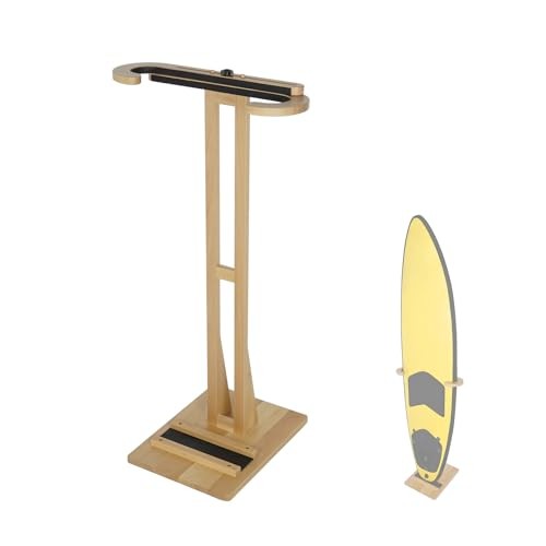 Surfboard Stand Floor Display Wooden