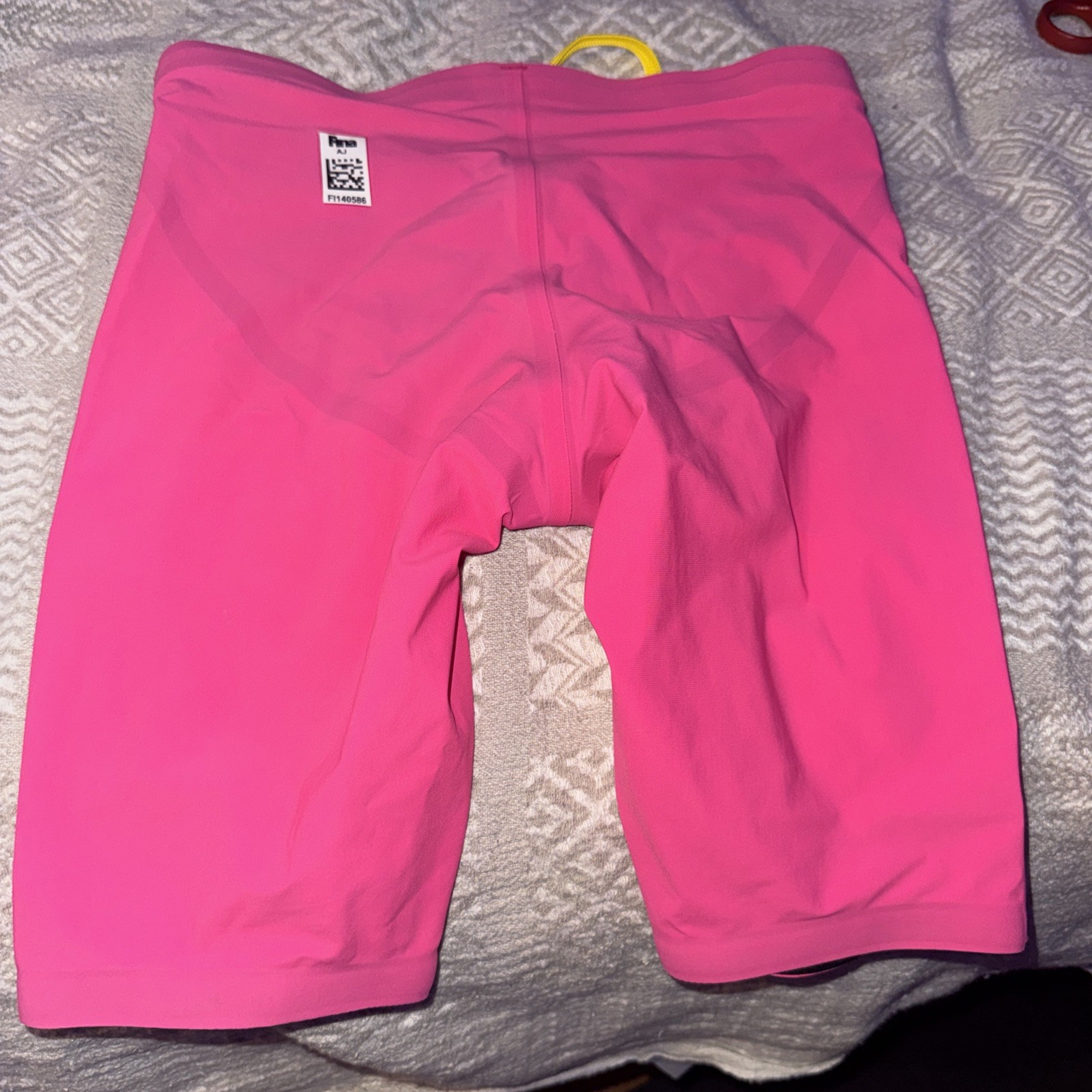 Finis Men’s Fuse Tech Suit Jammer Size 26 Pink