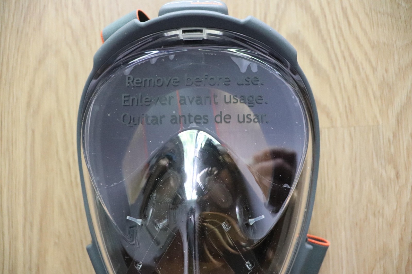 NEW OCEAN REEF 110 ARIA FULL FACE SNORKELING MASK MEDIUM/LARGE BLACK
