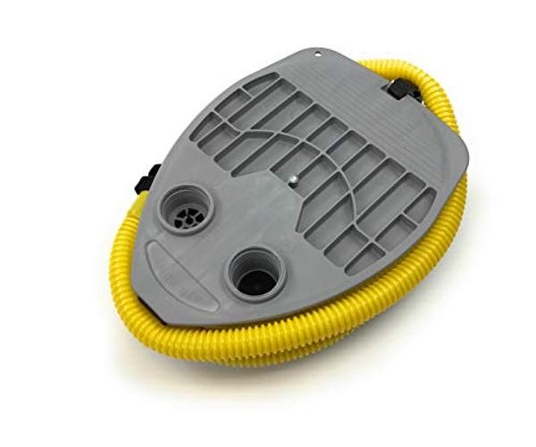 Seamax 7L Single Stage Foot Pump for Inflatable Boats, Max 3.6 PSI Support