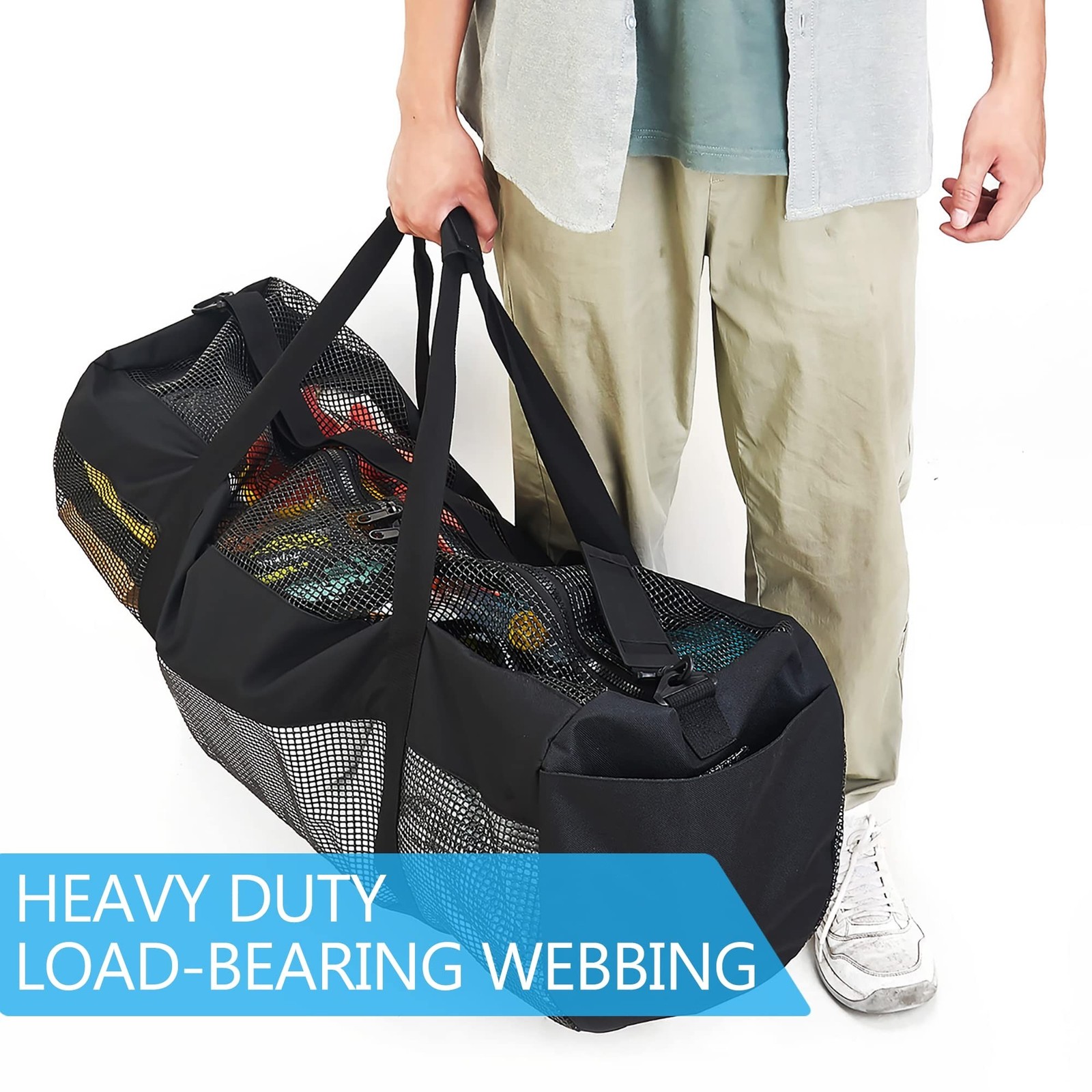 Mesh Dive Bag, Extra Large 37” Duffel for Scuba & Diving Gear | Heavy Duty Gy…
