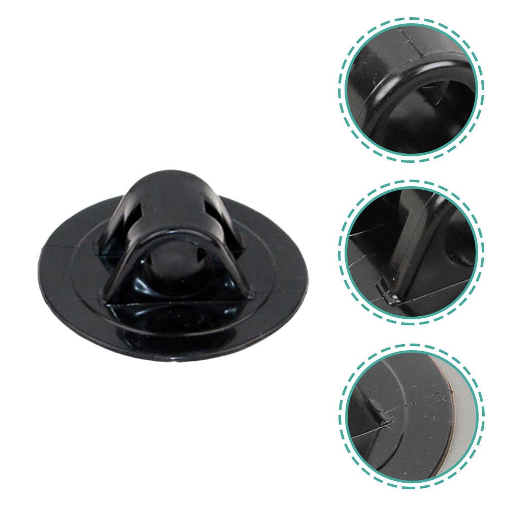 4Pcs Reusable PVC Kayak Motor Mounts Lightweight Black Boat Motor Support