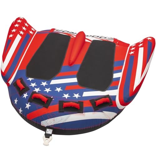 Towable Tubes for Boating 2-3 Person, Water Tubes for Boats to Pull, 2-person
