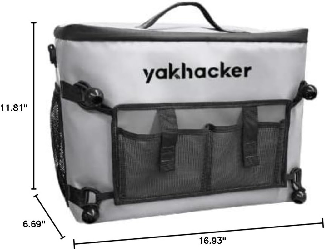 Kayak Cooler, Waterproof Seat Back Cooler for Kayaks with Lawn-Chair Style Seats