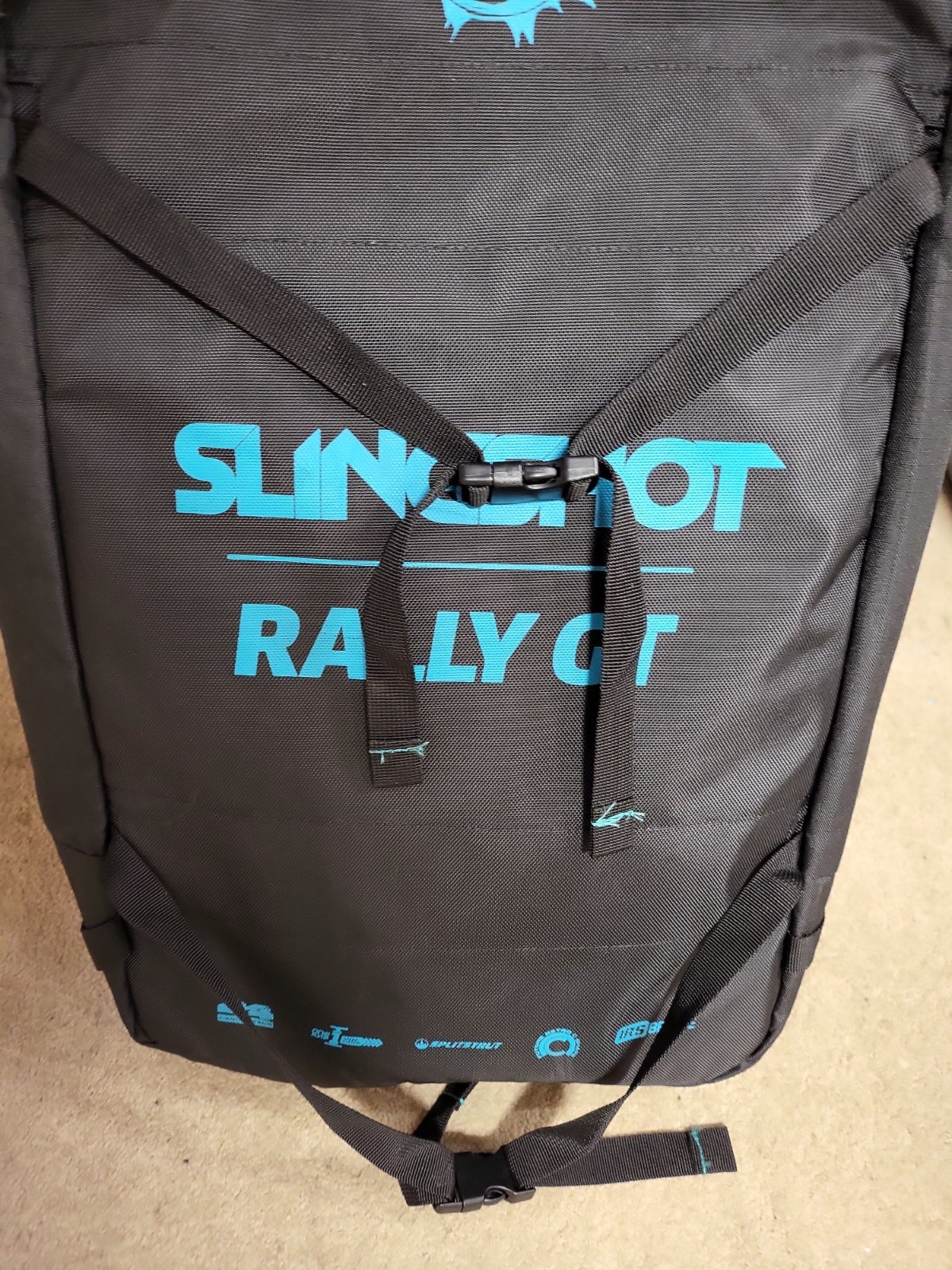 Slingshot Rally GT V2 Kite size 10.0 multi color blue,yellow,green