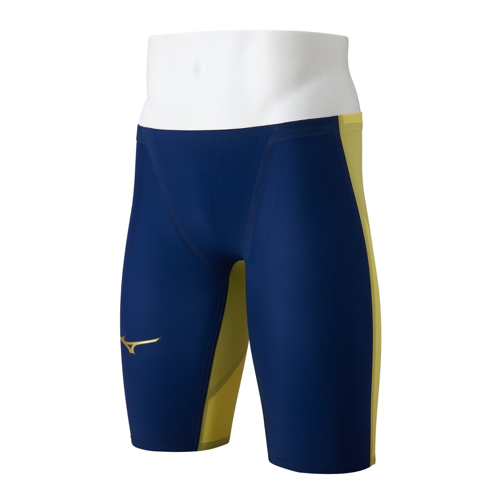 Mizuno Men’s Swimsuits GX SONIC ROYAL PW ‎N2MBD001 Navy/Yellow Nylon 2026