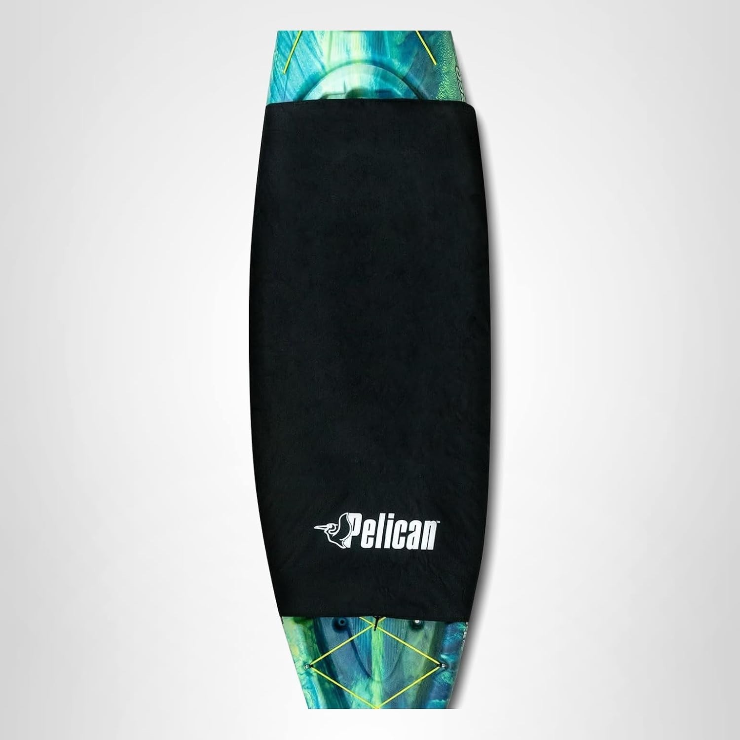 Water-Repellent Cockpit Drape for Kayaks Up to 34 Inches Black