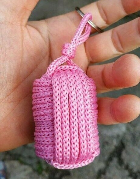 Handmade Pink Floating Cork Water Sport Key Chain Kayak Boat Sailing Buoy Key