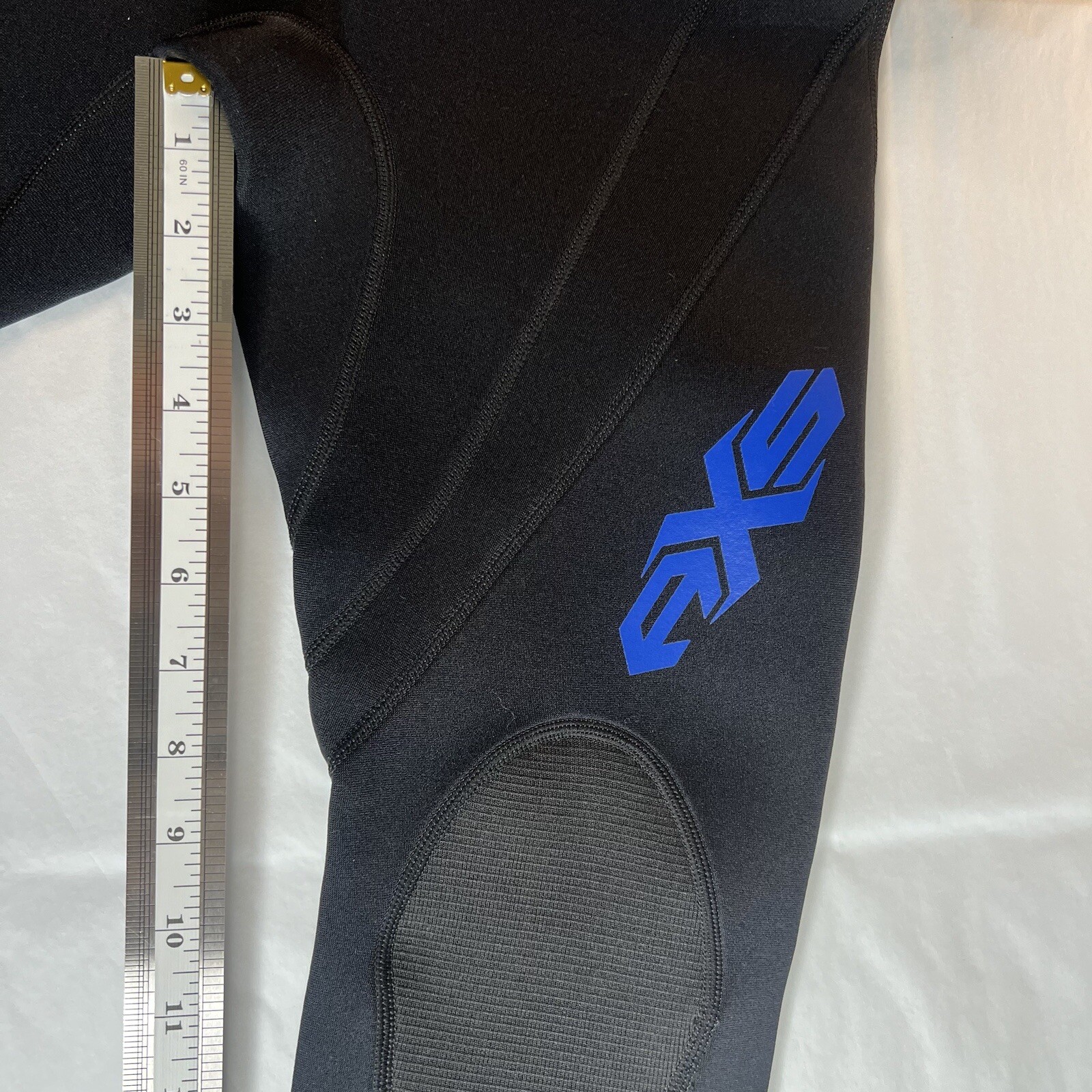 NWT Hyperflex JUNIOR Access Full Body 3/2mm Back Zip Wetsuit, Black / Blue 14 *