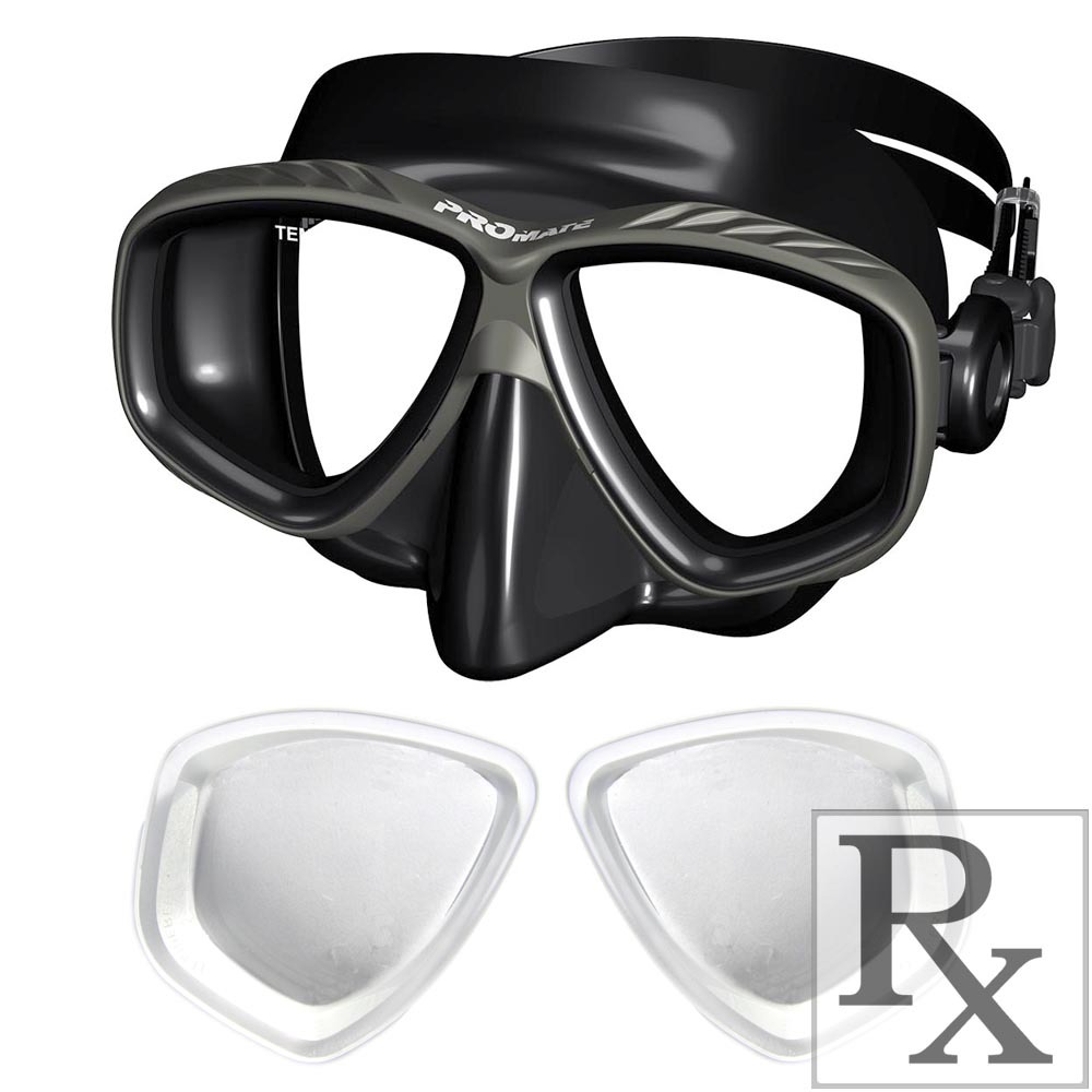 RX Prescription Optical Scuba Dive Snorkel Purge Mask Farsighted +1.0 to +4.5