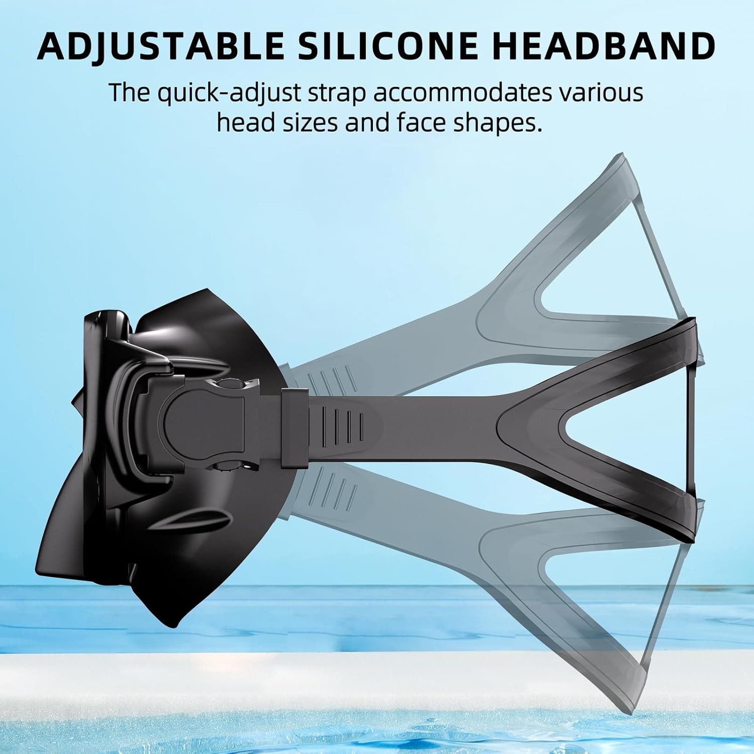 Scuba Mask, Diving Mask with Anti-Fog HD Tempered Glass Diving Goggles Nose