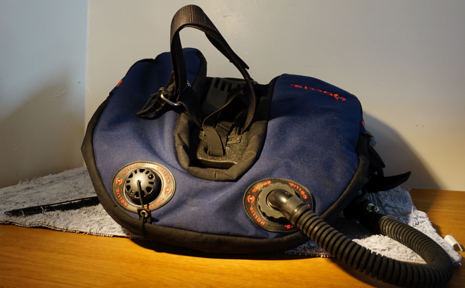 Hollis HD 100 Tec/Rec BCD Large L Blue Near Mint 47 Lbs Lift 210 SN 281508