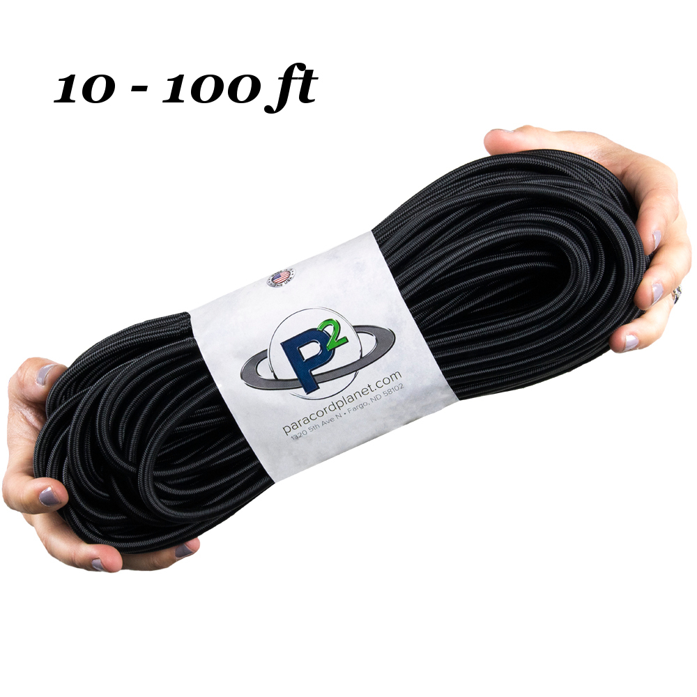 1/4 Inch Heavy Duty Bungee Cord – Premium Grade Shock Cord Rope for Tie Downs