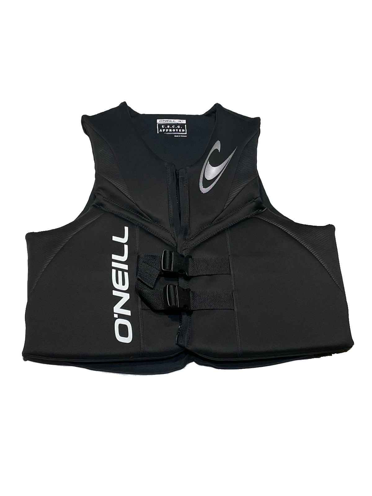O’Neill MeN Reactor FZ USCG Life Vest Black/Black/Black XXX- LARGE Type III RFD
