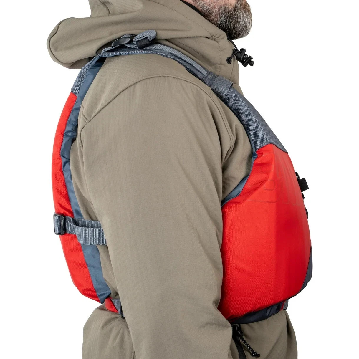 Bluestorm KINETIC Kayak Life Jacket Fishing Angler Vest Type III PFD, Nitro Red
