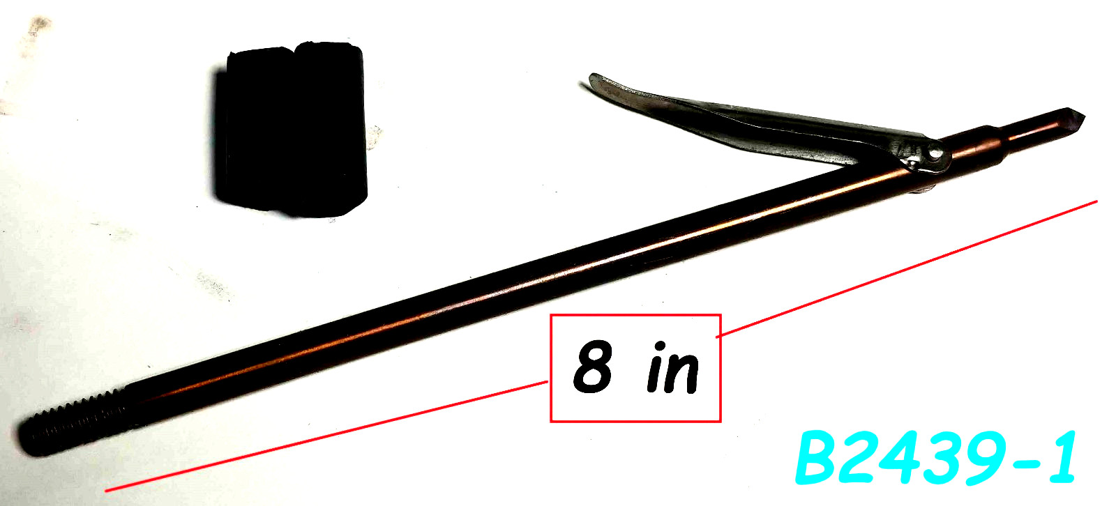 Single Wing Flopper Tip , 5/16″-18 Male , 8 inch , PoleSpear , Pole Spear