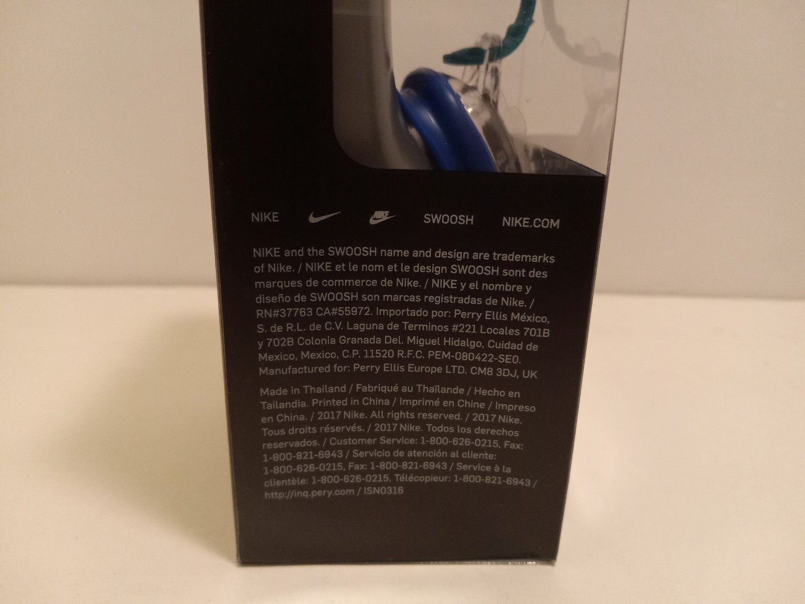 2017 Nike Chrome Swim Training Goggles Green Blue One Size NEW Unused Packaging