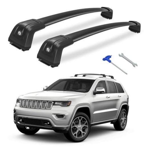 300lbs Roof Rack Cross Bars Compatible with D.Jeep Grand Cherokee 2011-2021