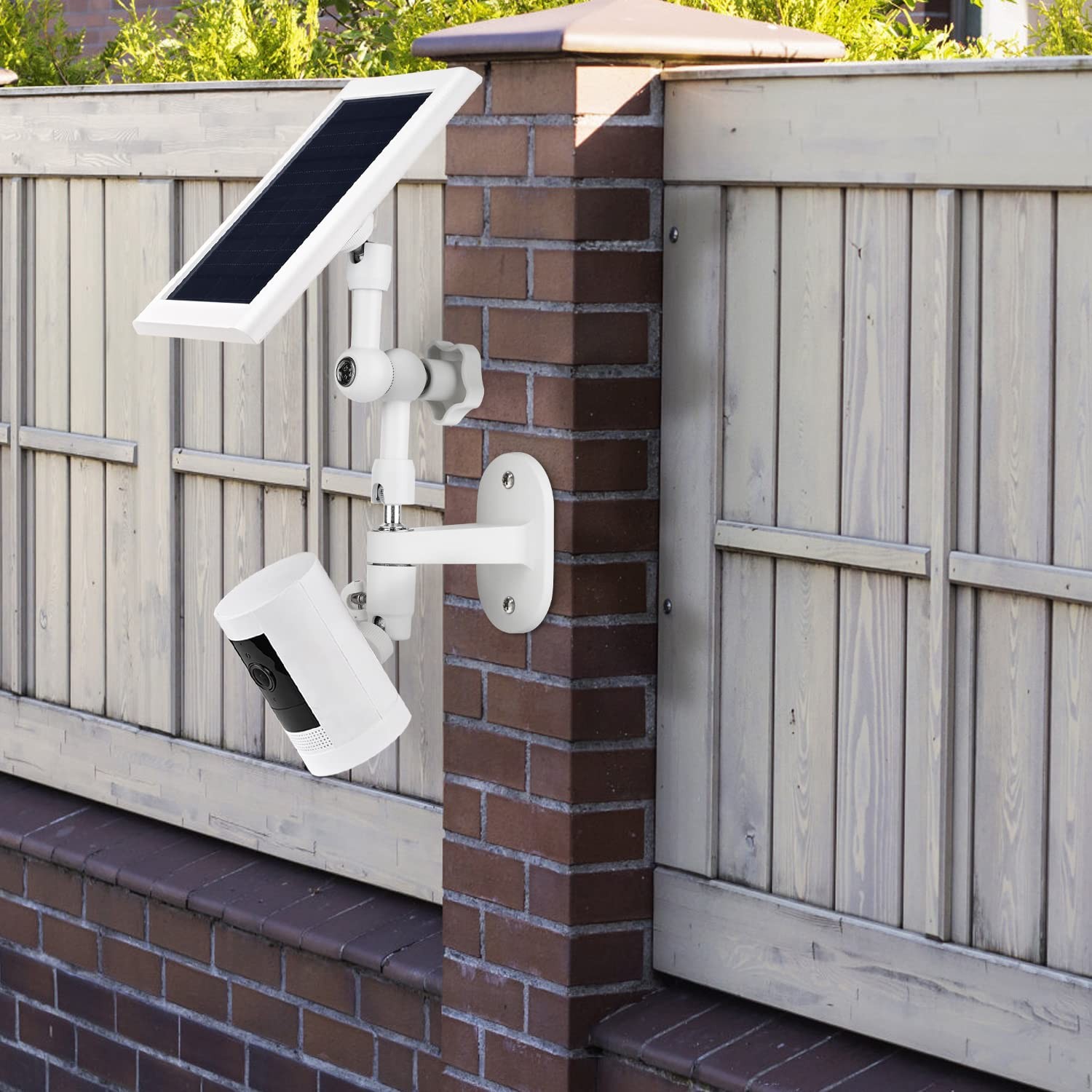2-in-1 Wall Mount for Solar Panel, Stick Up Cam Battery, Spotlight and…