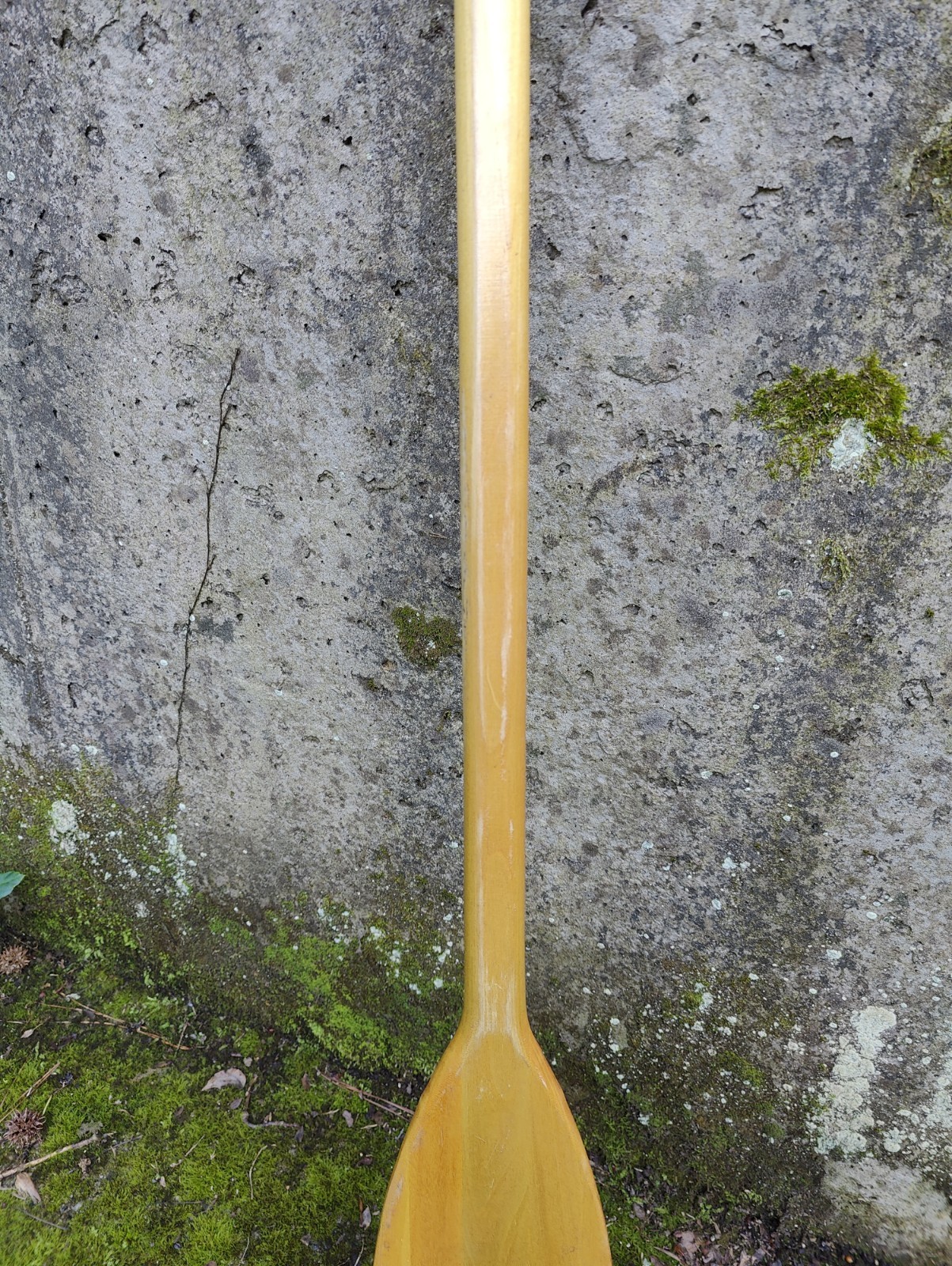 Vintage Wooden Canoe Paddle Feather Brand Caviness Oar Decor Rustic USA