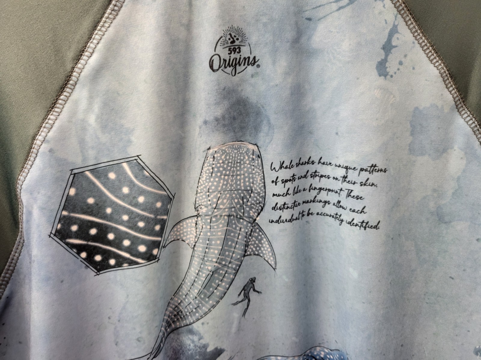 Galapagos Rashguard Size Large by 593 Origins ECO Friendly Store, NEW with Tags