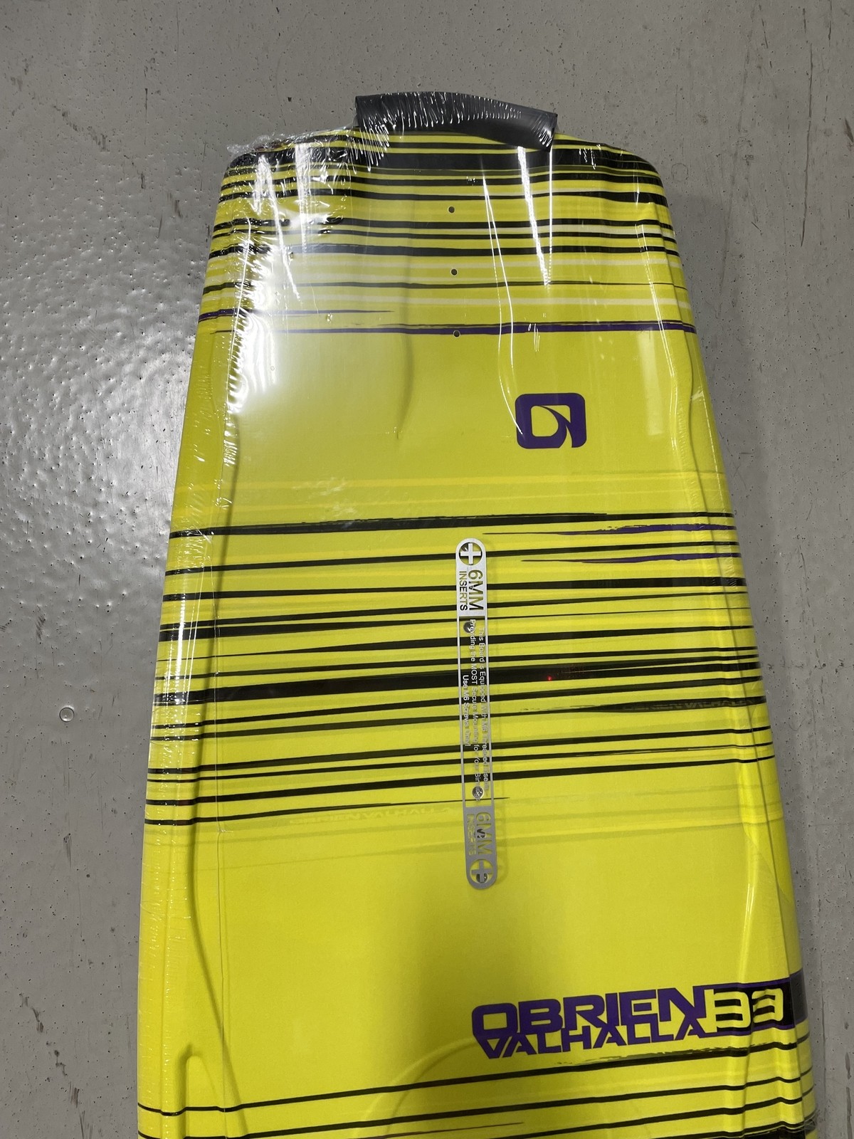 O’BRIEN VALHALLA 133CM PROGRESSIVE ROCKER WAKEBOARD YELLOW / BLACK / PURPLE