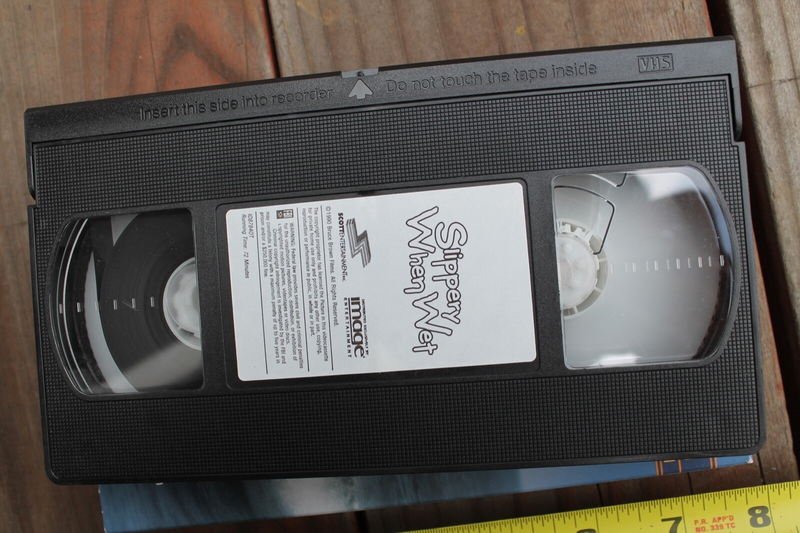 Slippery When Wet Bruce Browne 1958 Classic Vintage OG SC Surfing VHS Video Film