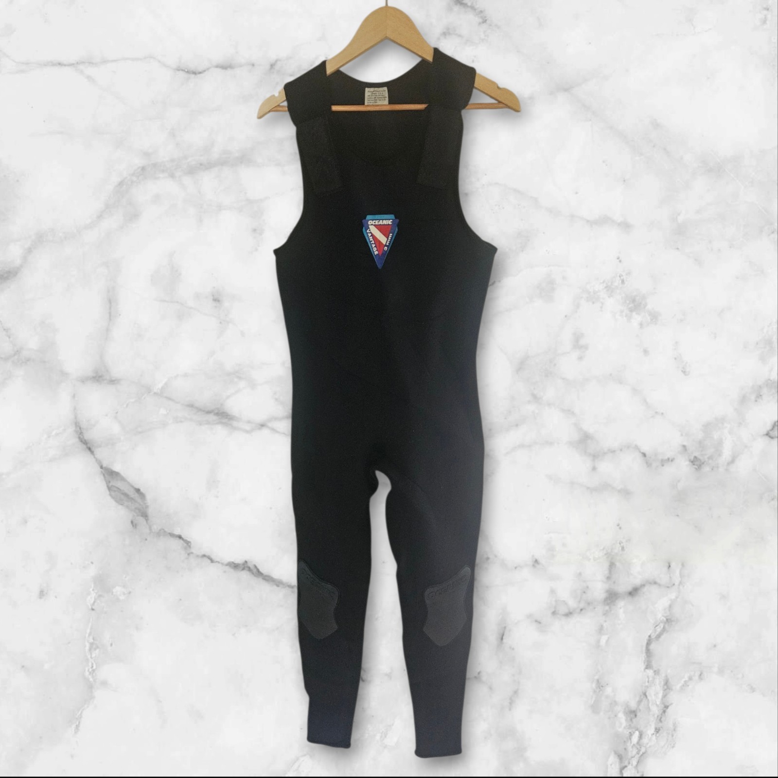 Oceanic Vantage 3mm 2 Piece Wetsuit Set Mens L Full Suit Shorty VTG