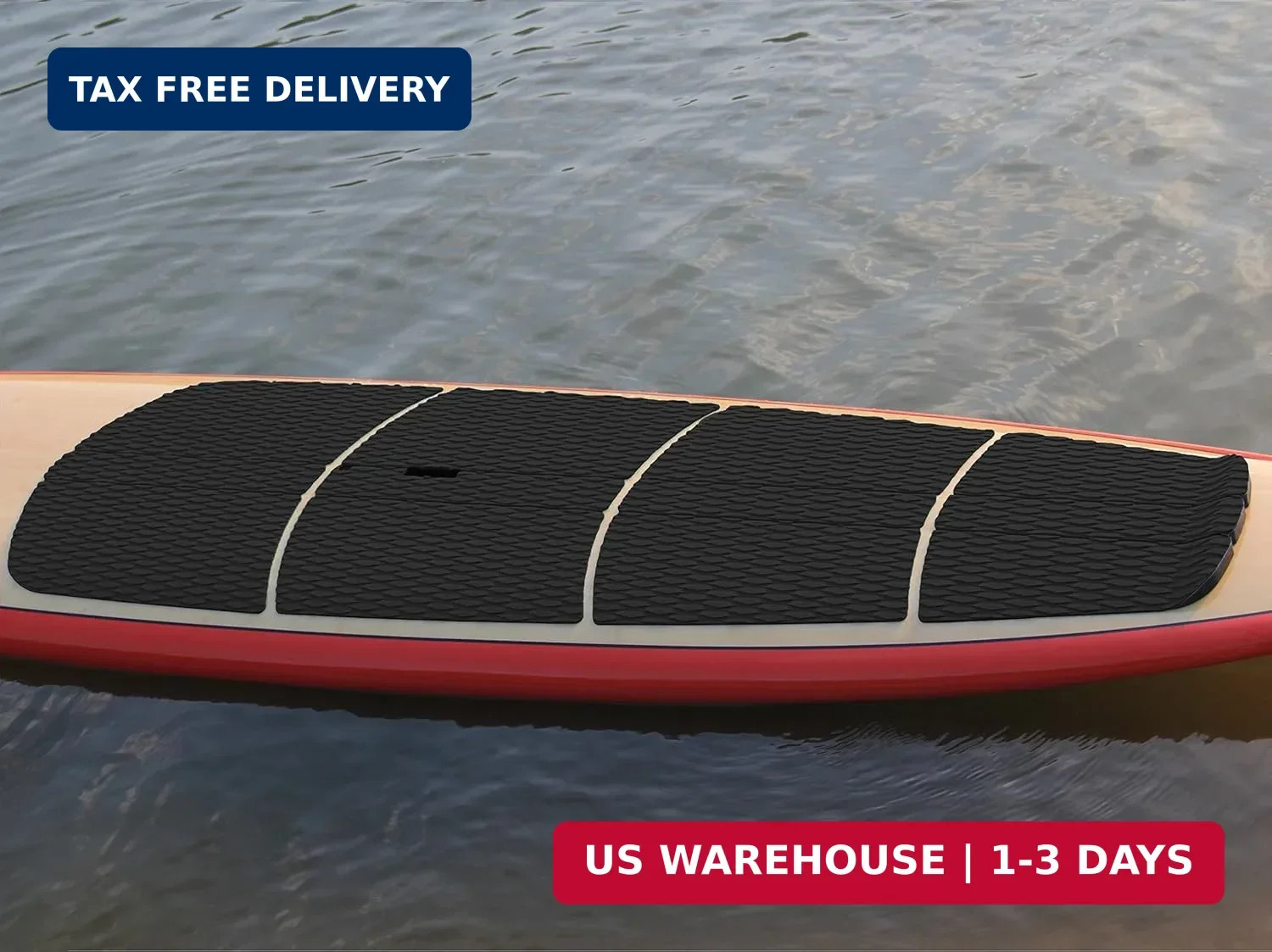 Abahub 12 Piece Surf SUP Deck Traction Pad Premium EVA with Tail Kicker for Padd