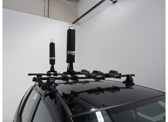 INNO INA455 Kayak Roof Rack – 2 Kayak Carrier Black/Silver like Yakima Thule