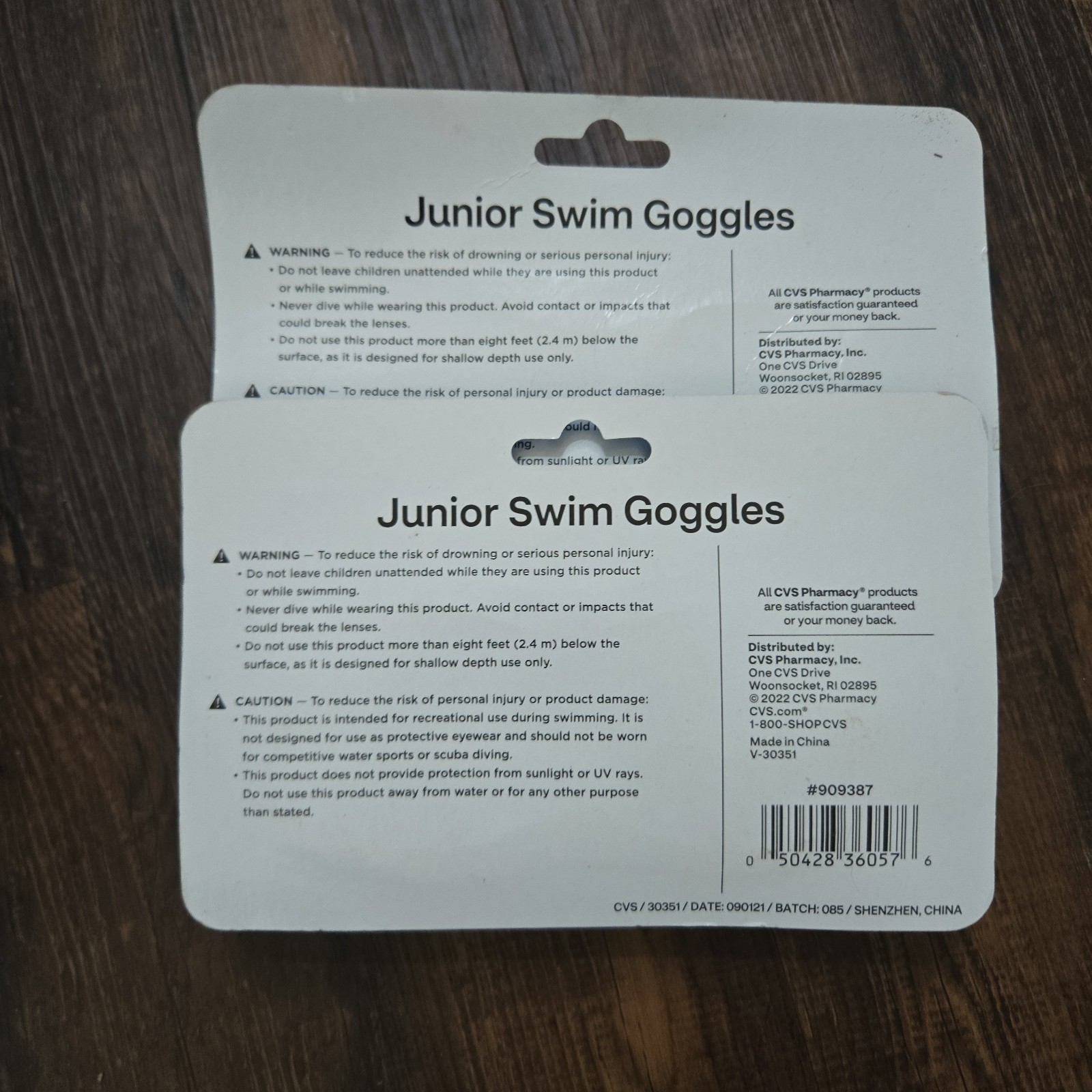 Syn & Sky Kids Swim Goggles 2 Blue/teal & Pink New Sealed Water Googles