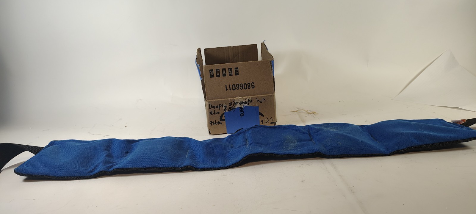 Duraplus Scuba Diving Weight Belt Blue Adjustable Dive Belt 9 lbs Made in USA