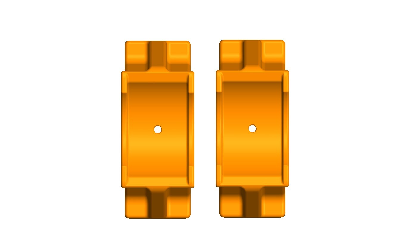 YAK Hobby 2″ Deluxe Seat Risers Old Town Sportsman PDL Kayaks – Orange