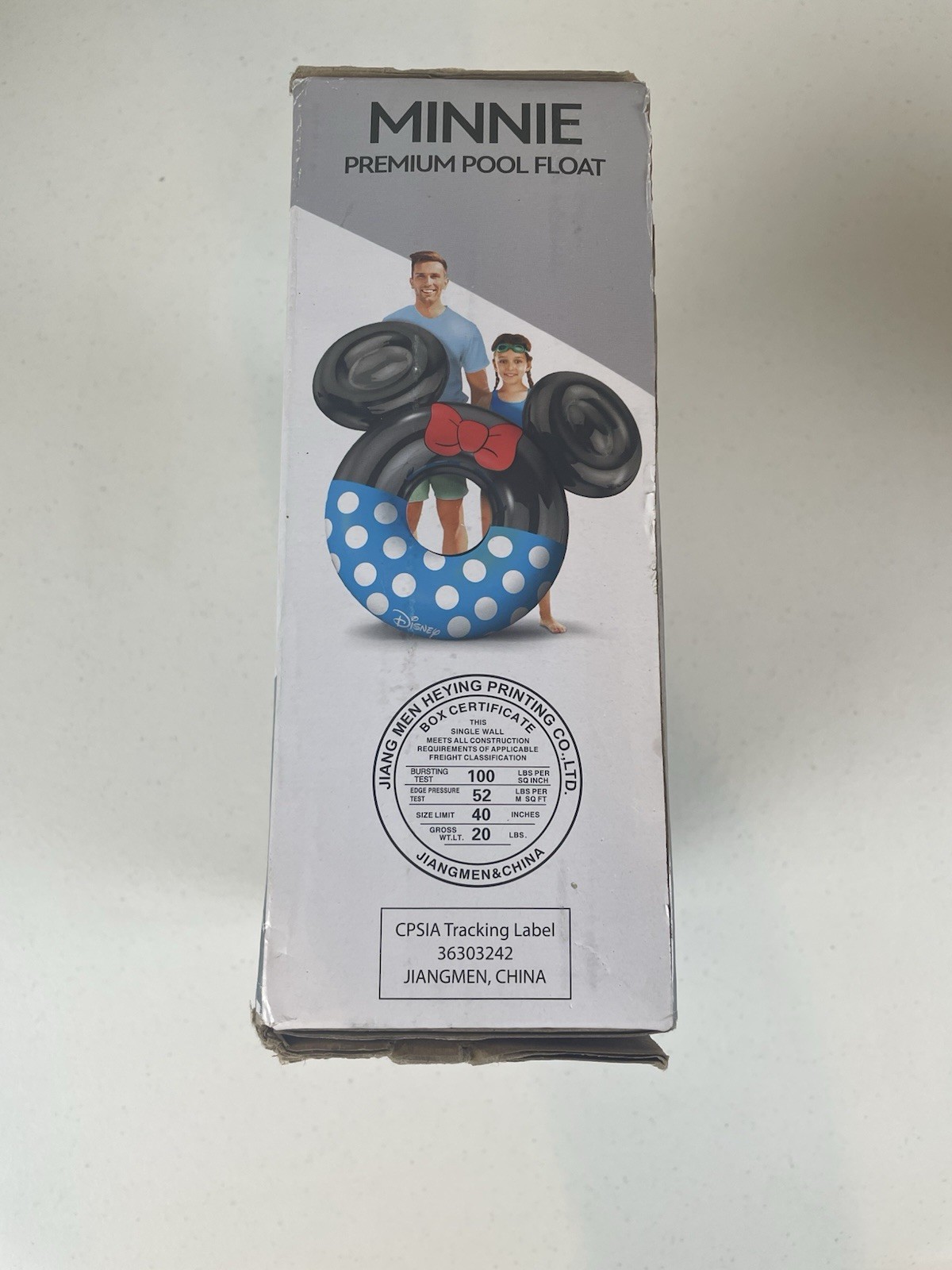 Pool Float Disney Minnie Mouse ages 6 + 44 inch 300 lbs capacity kids and adults