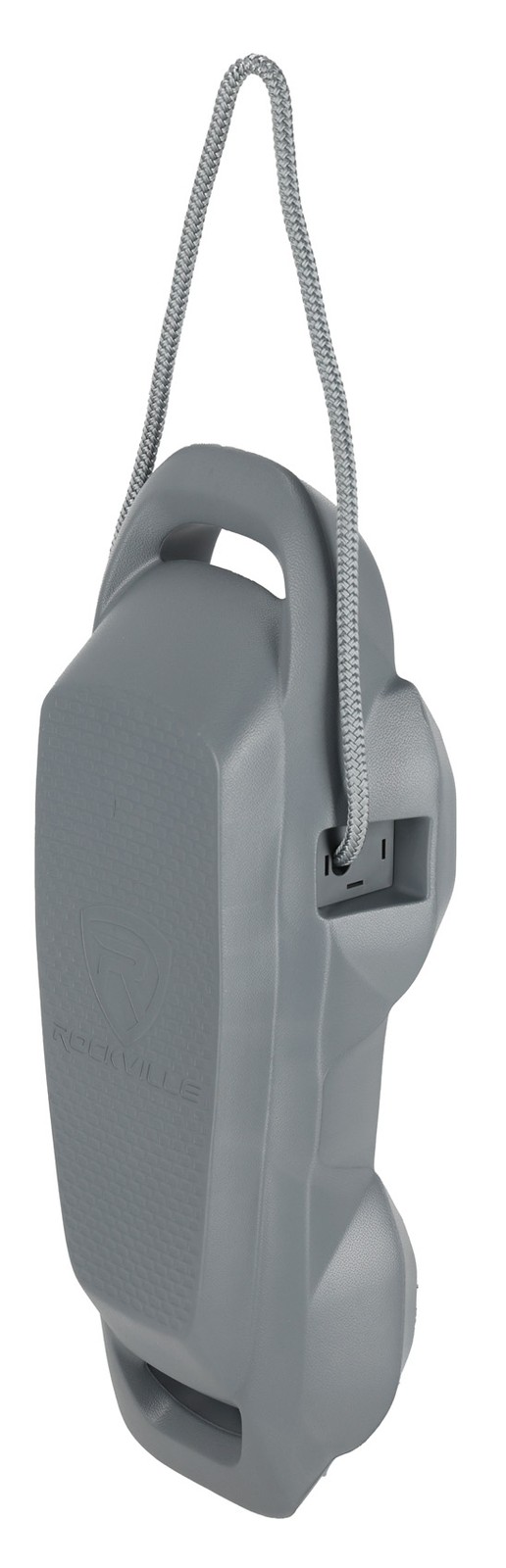 Rockville 3 Pack Titan Foam Fender Gray 22″x9″ Boat Bumper No-Knot/Quick Adjust